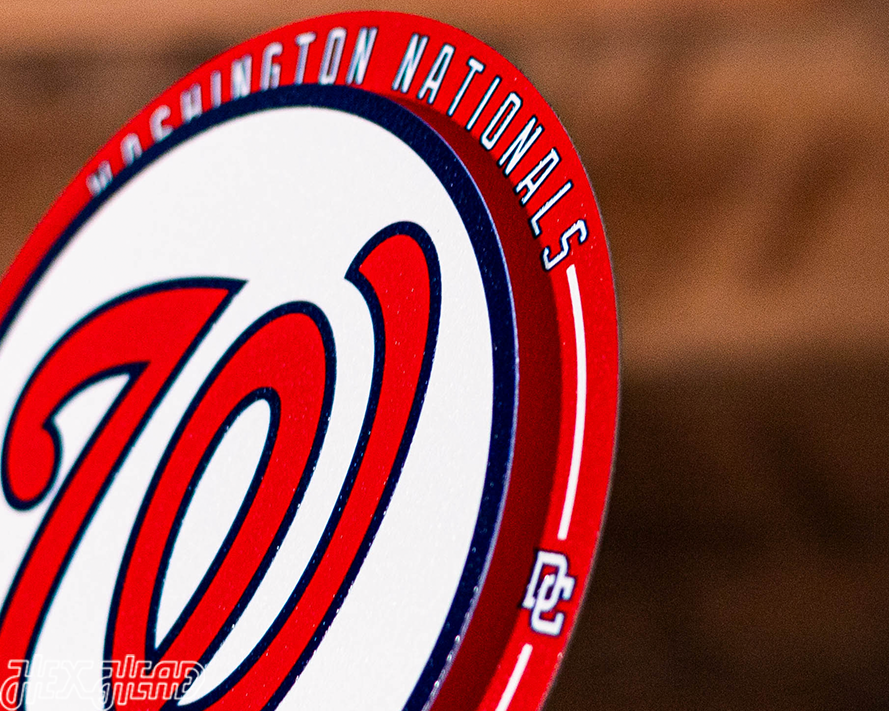 Washington Nationals "Double Play" On the Shelf or on the Wall Art