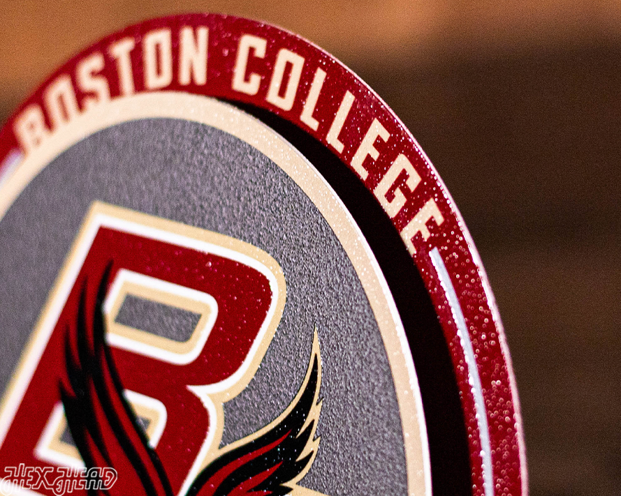 Boston College Eagles "Double Play" On the Shelf or on the Wall Art