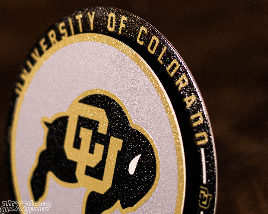 Colorado Buffaloes "Double Play" On the Shelf or on the Wall Art