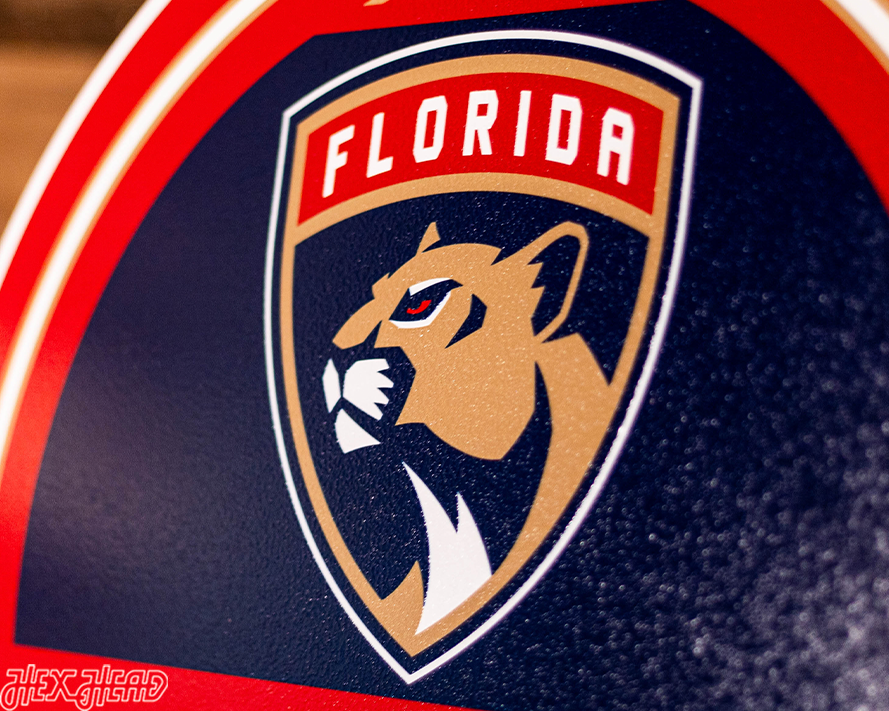 Florida Panthers Personalized Monogram Metal Art