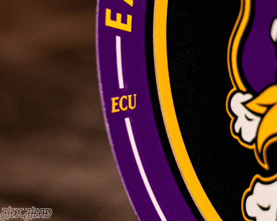 East Carolina Pirates "Double Play" On the Shelf or on the Wall Art