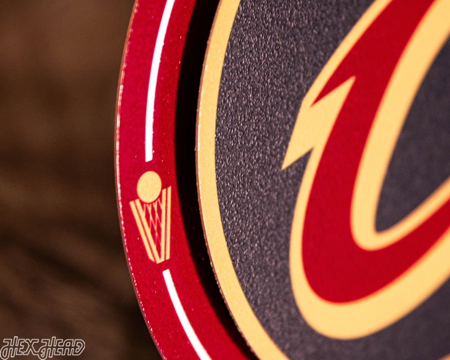 Cleveland Cavaliers "Double Play" On the Shelf or on the Wall Art