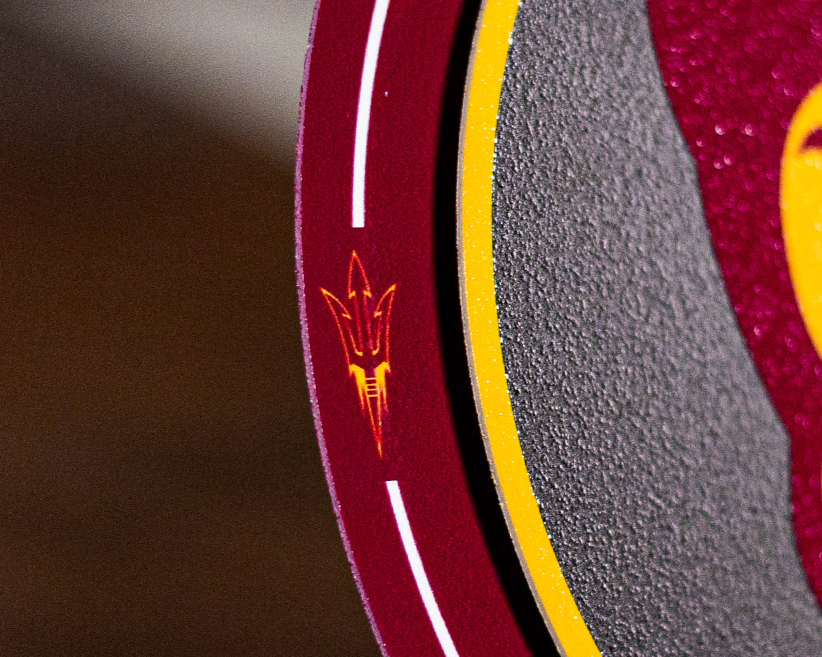 Arizona State Sun Devils "Double Play" On the Shelf or on the Wall Art