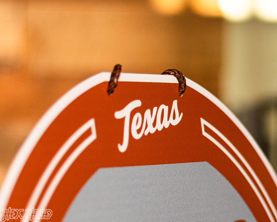 Texas Longhorns Personalized Monogram Metal Art