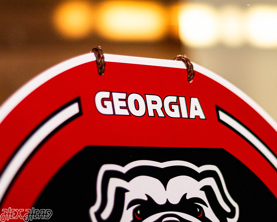 Georgia Bulldogs Personalized Monogram Metal Art