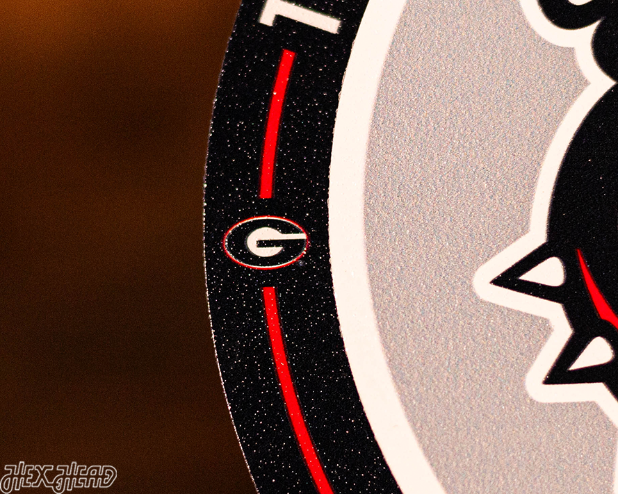 Georgia Bulldogs "Double Play" On the Shelf or on the Wall Art