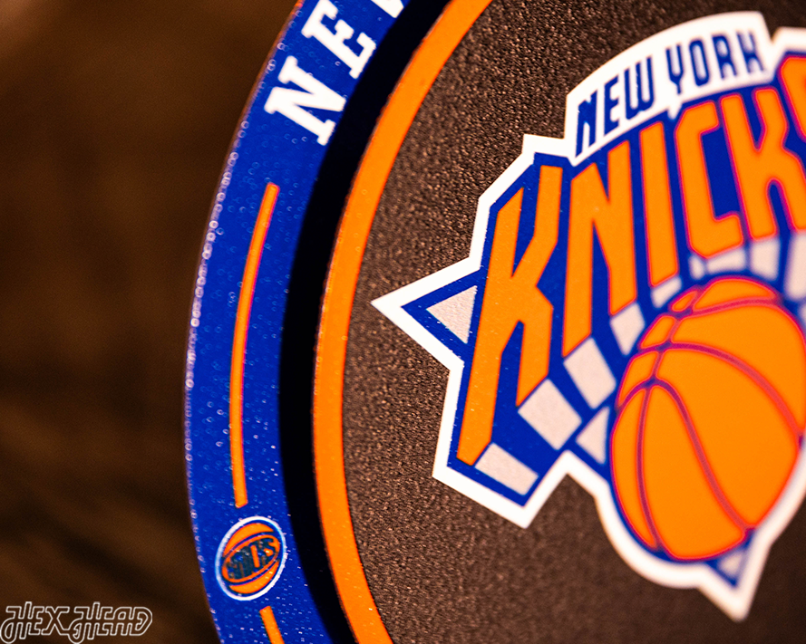 New York Knicks "Double Play" On the Shelf or on the Wall Art