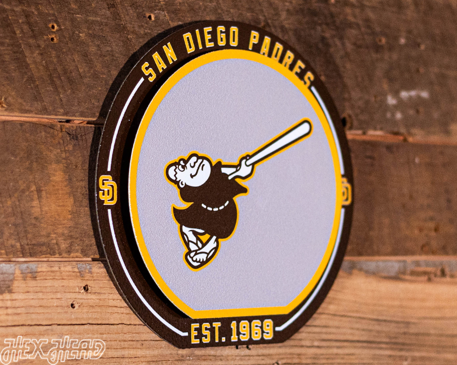 San Diego Padres "Double Play" On the Shelf or on the Wall Art