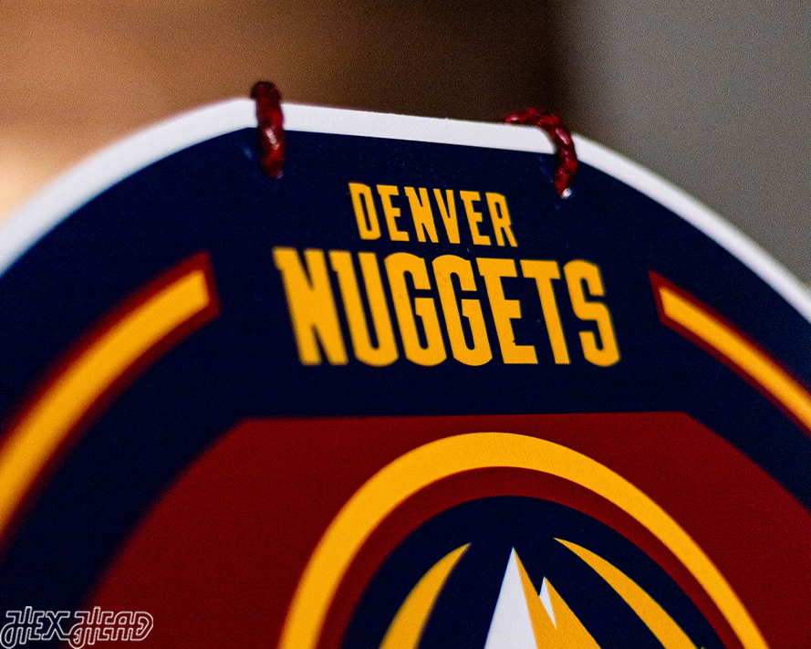 Denver Nuggets Personalized Monogram Metal Art