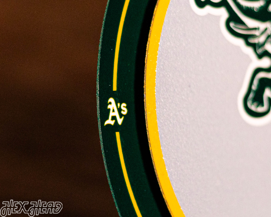 Oakland A's "Double Play" On the Shelf or on the Wall Art