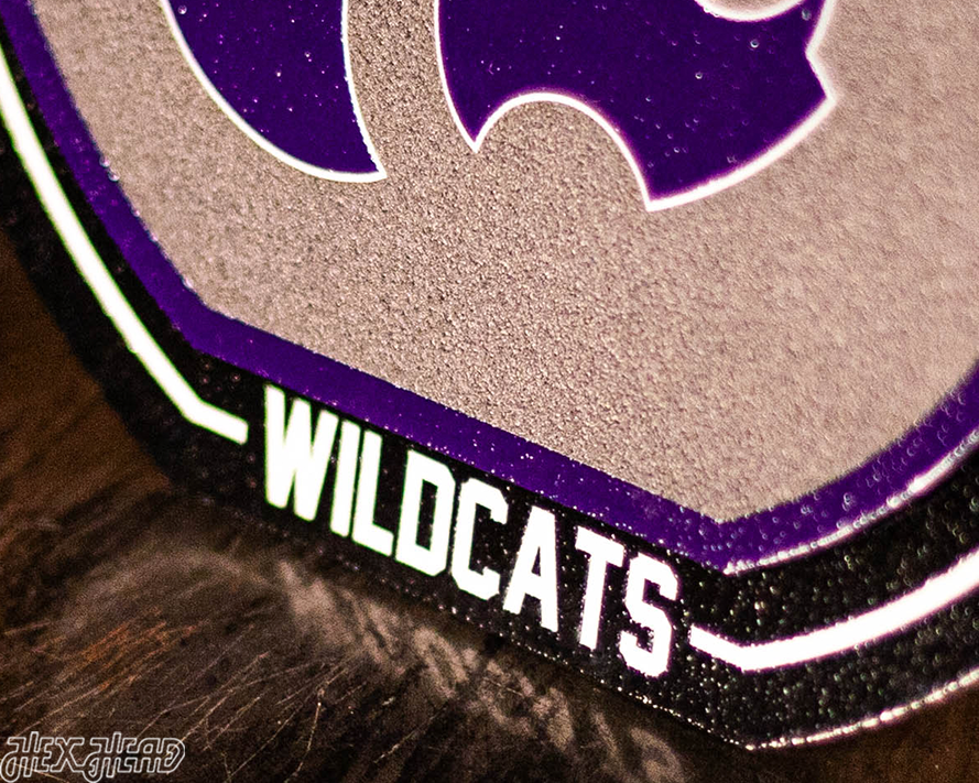 Kansas State Wildcats "Double Play" On the Shelf or on the Wall Art