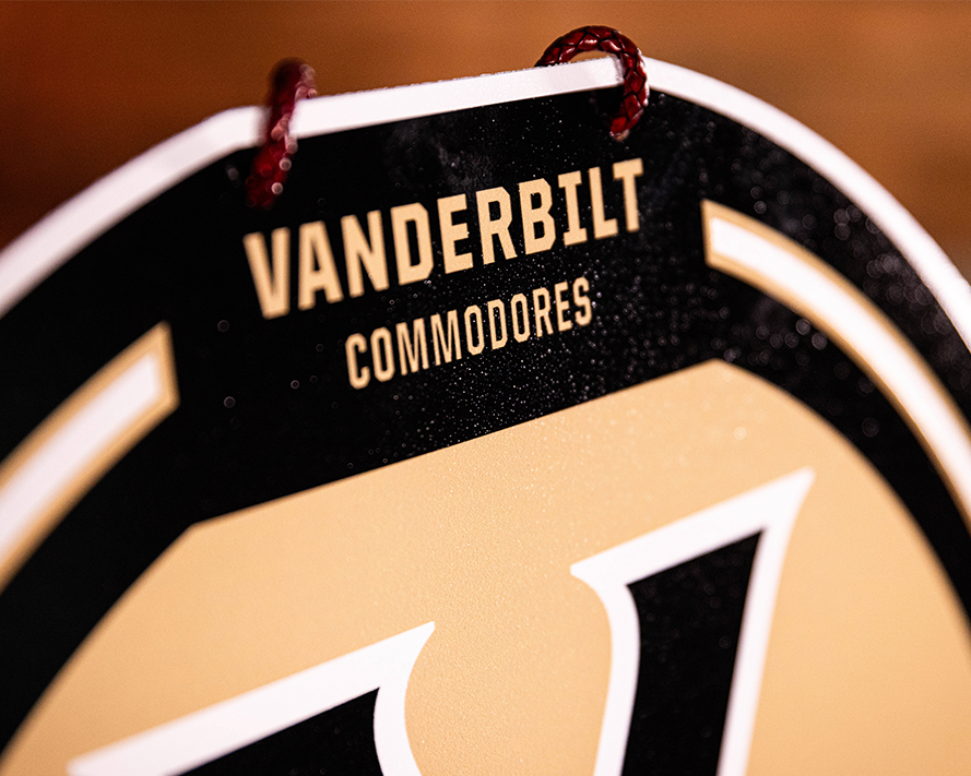 Vanderbilt Commodores Personalized Monogram Metal Art