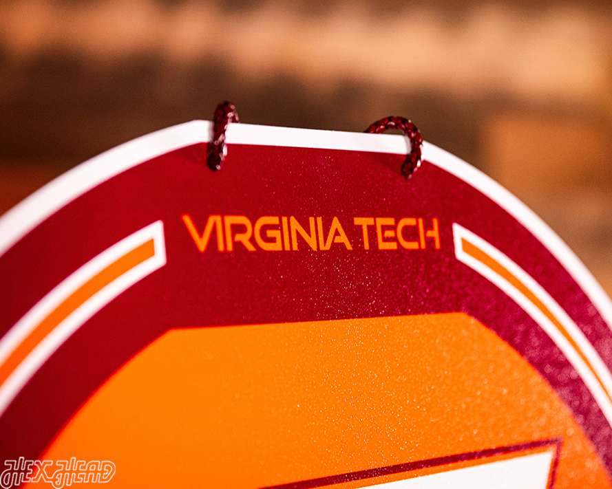 Virginia Tech Hokies Personalized Monogram Metal Art