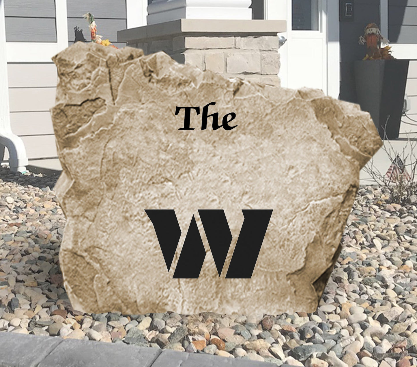 Washington Commanders Design-A-Stone Landscape Art Family Name