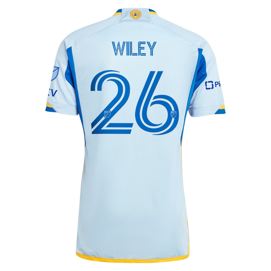 Caleb Wiley Atlanta United FC adidas 2024 The Resurgens Kit Authentic Player Jersey - Light Blue