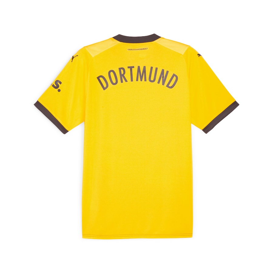 Borussia Dortmund Puma 2023/24 Home Custom Jersey - Yellow