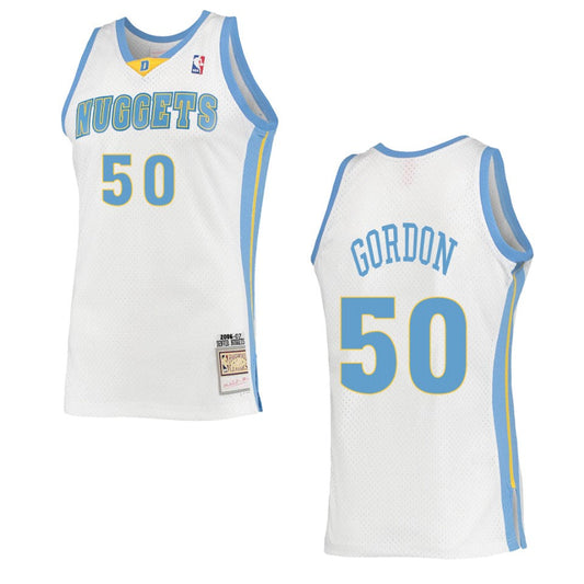 Aaron Gordon Denver Nuggets 2006 Hardwood Classics Swingman Jersey White