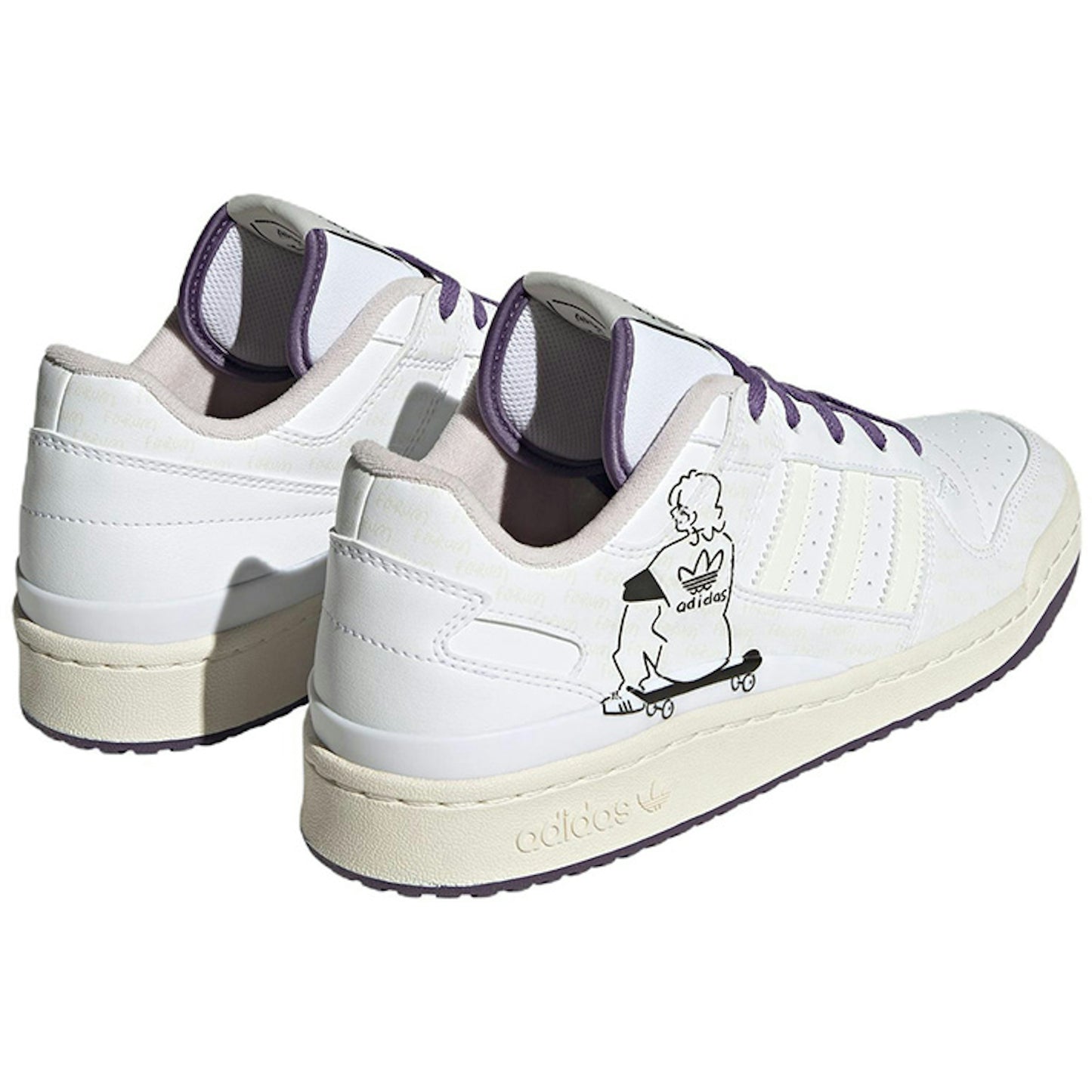 adidas Originals Forum Low CL ‘White Purple’ IE2121