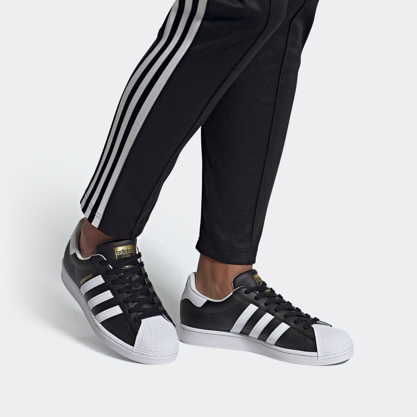 adidas Originals Superstar Shoes ‘Black White Gold’ FX2331