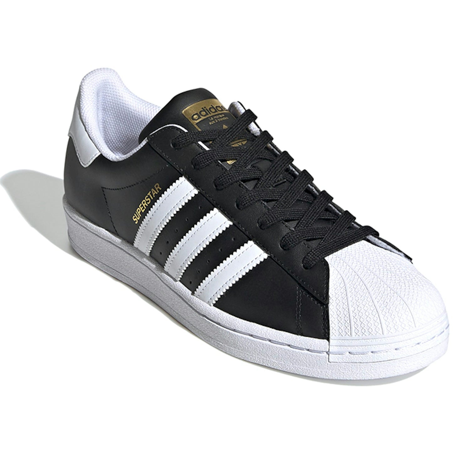 adidas Originals Superstar Shoes ‘Black White Gold’ FX2331