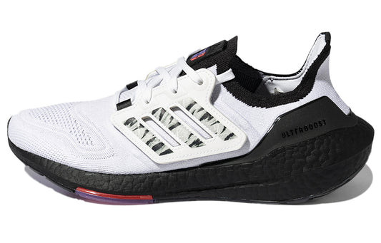 adidas Ultraboost 22 Cozy Wear-Resistant White Black China GW1915