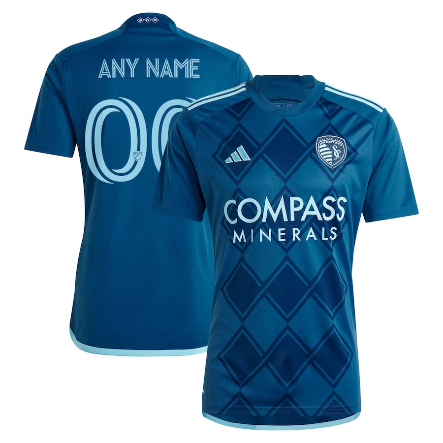 Sporting Kansas City adidas 2024 Diamonds Our Forever  Custom Jersey – Navy