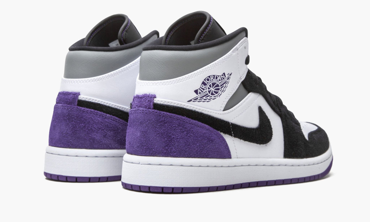 Air Jordan 1 Mid SE Court Purple Suede