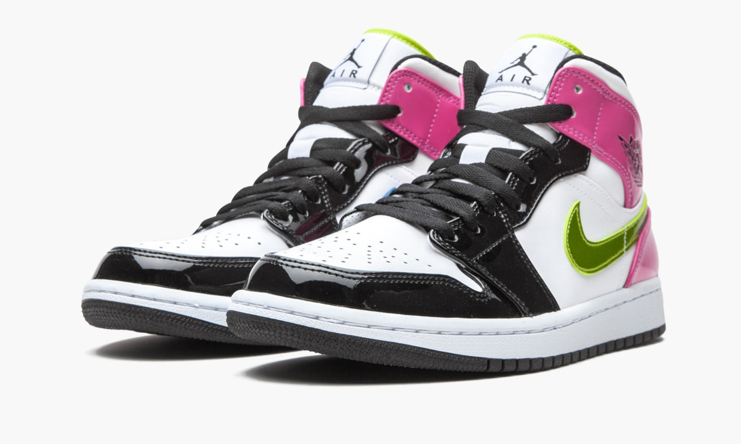 Air Jordan 1 Mid SE Cyber / Active Fuchsia