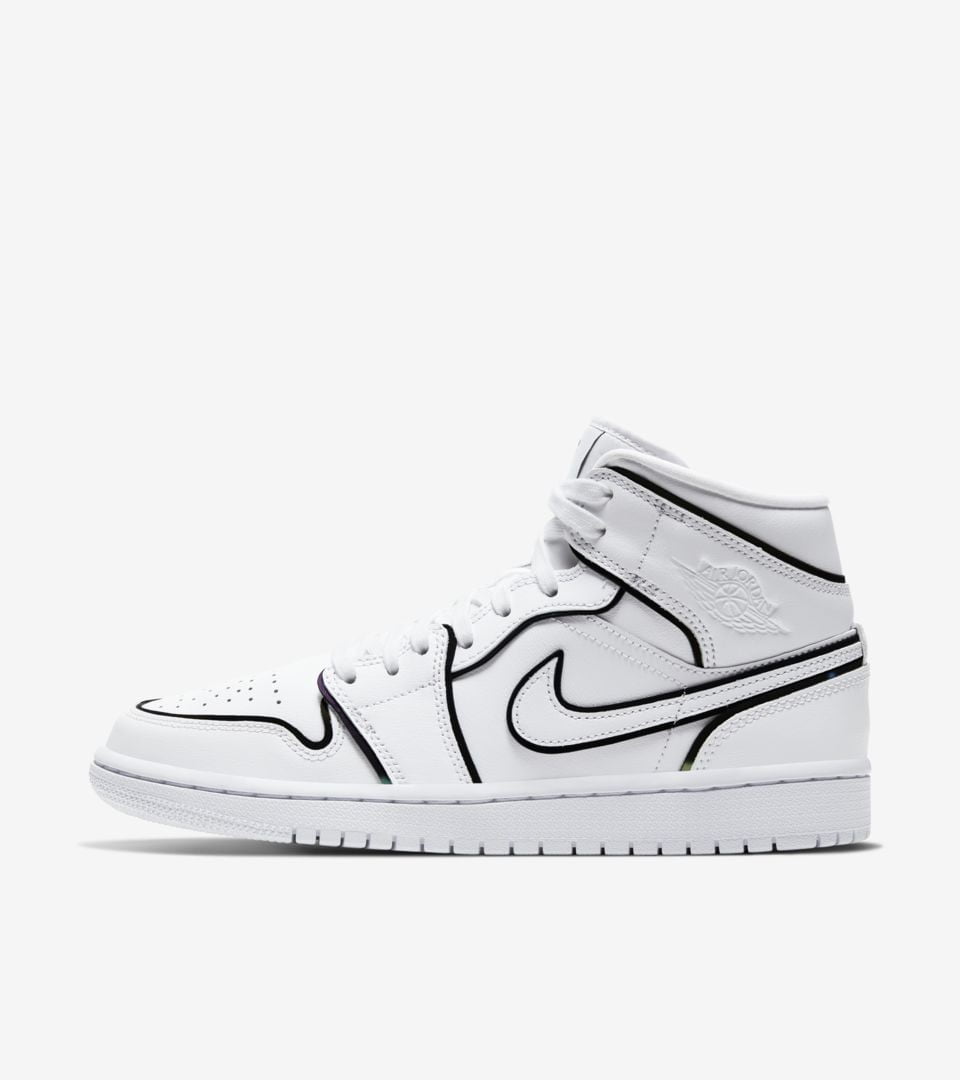 Air Jordan 1 Mid SE Iridescent Trim