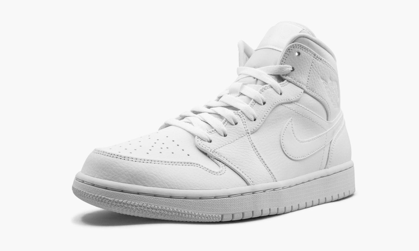 Air Jordan 1 Mid Triple White