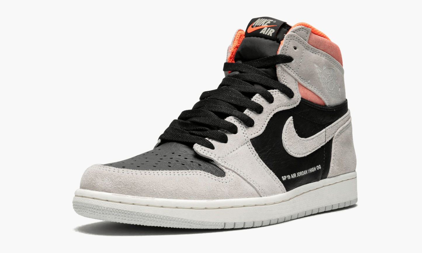 Air Jordan 1 Retro High OG Neutral Grey/Hyper Crimson