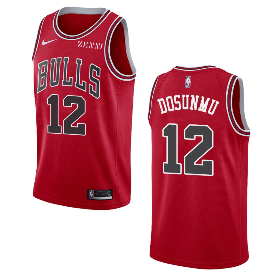 Chicago Bulls Ayo Dosunmu Icon Edition Jersey Red