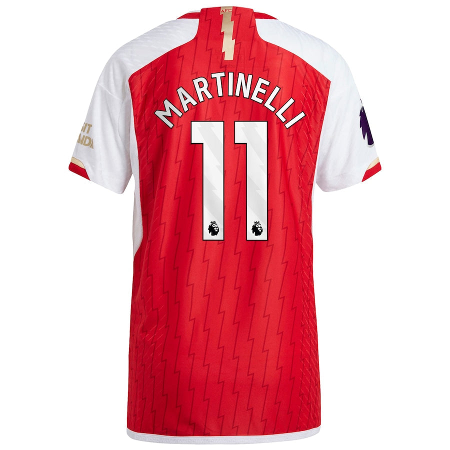 Gabriel Martinelli Arsenal adidas 2023/24 Home  Player Jersey - Red