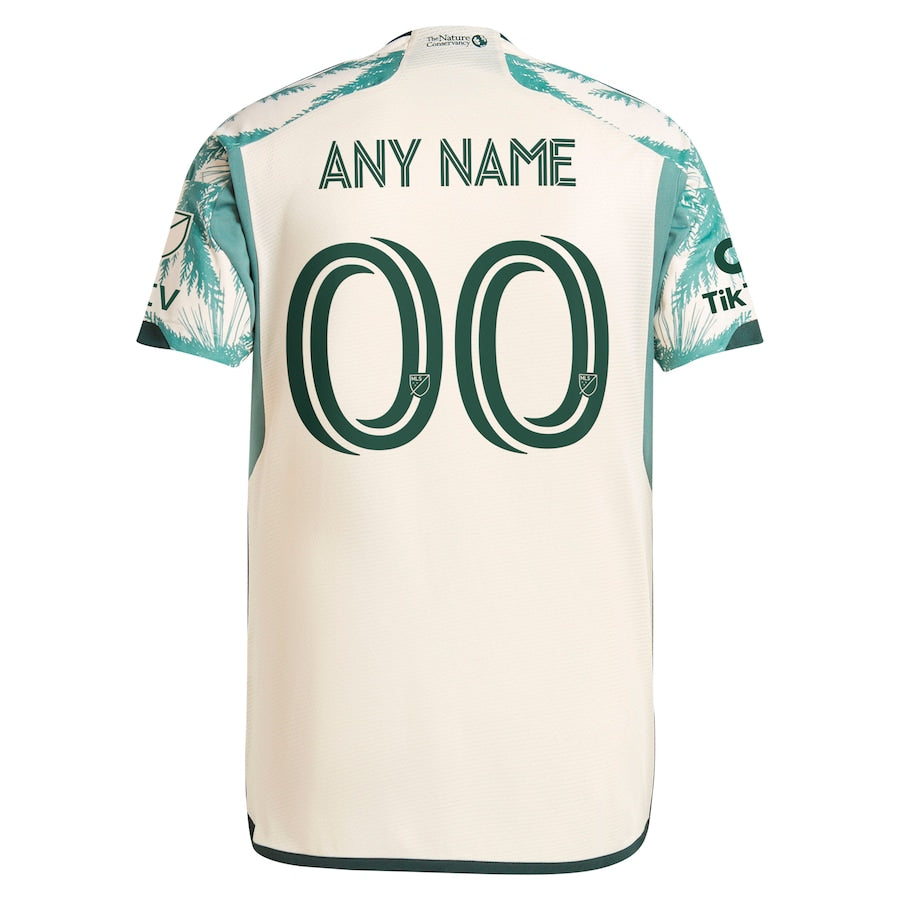 Portland Timbers adidas 2024 Nature Unites Authentic Custom Jersey – Tan