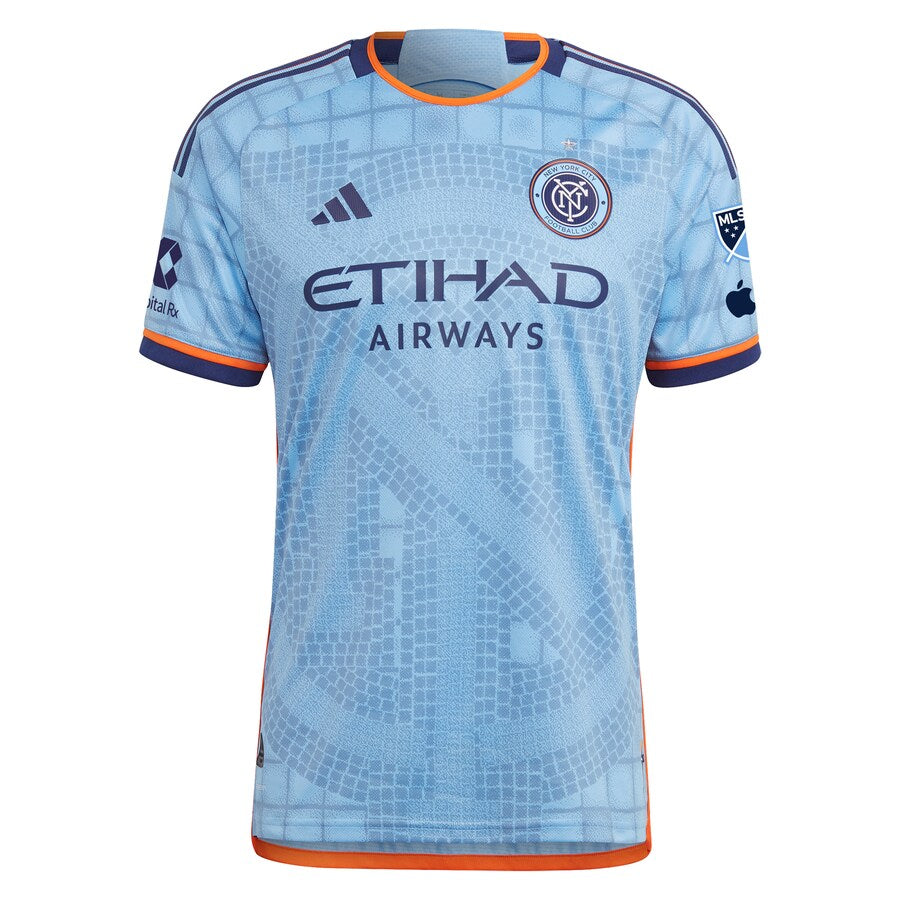 Santiago Rodríguez New York City FC adidas 2024 The Interboro Kit Authentic Player Jersey - Sky Blue