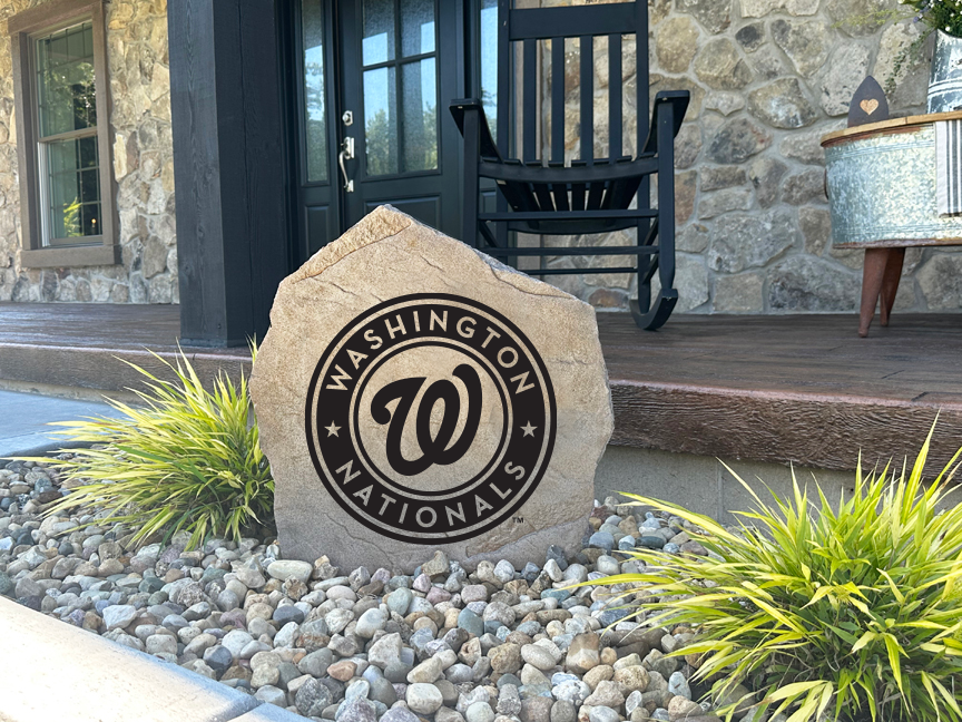 Washington Nationals Design-A-Stone Landscape Art