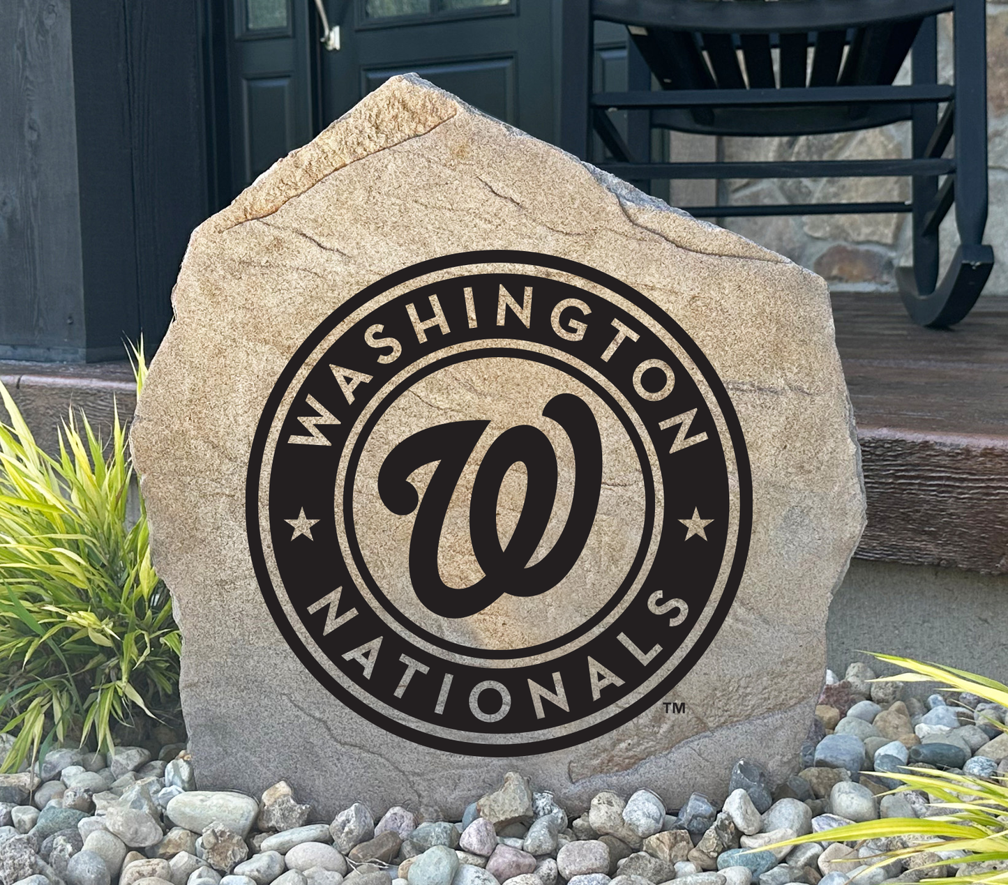 Washington Nationals Design-A-Stone Landscape Art