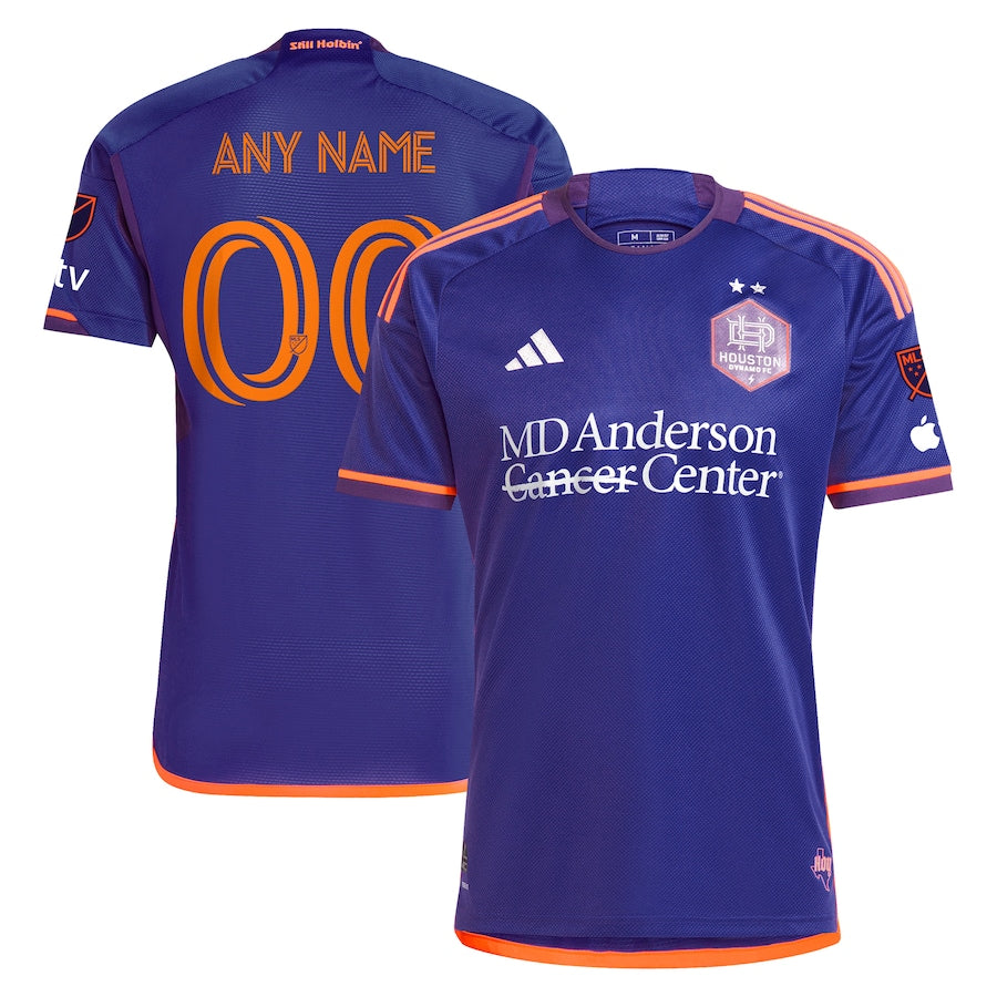 Houston Dynamo FC adidas 2024 Still Holdin' Authentic Custom Jersey – Purple