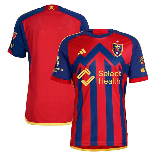 Real Salt Lake adidas 2024 Peak Utah Authentic Jersey – Red