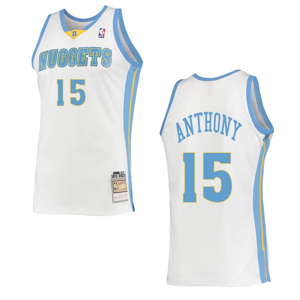 Carmelo Anthony Denver Nuggets 2006 Hardwood Classics Swingman Jersey White