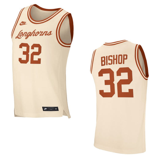 Texas Longhorns Christian Bishop Retro 2021 Top Transfers Jersey White