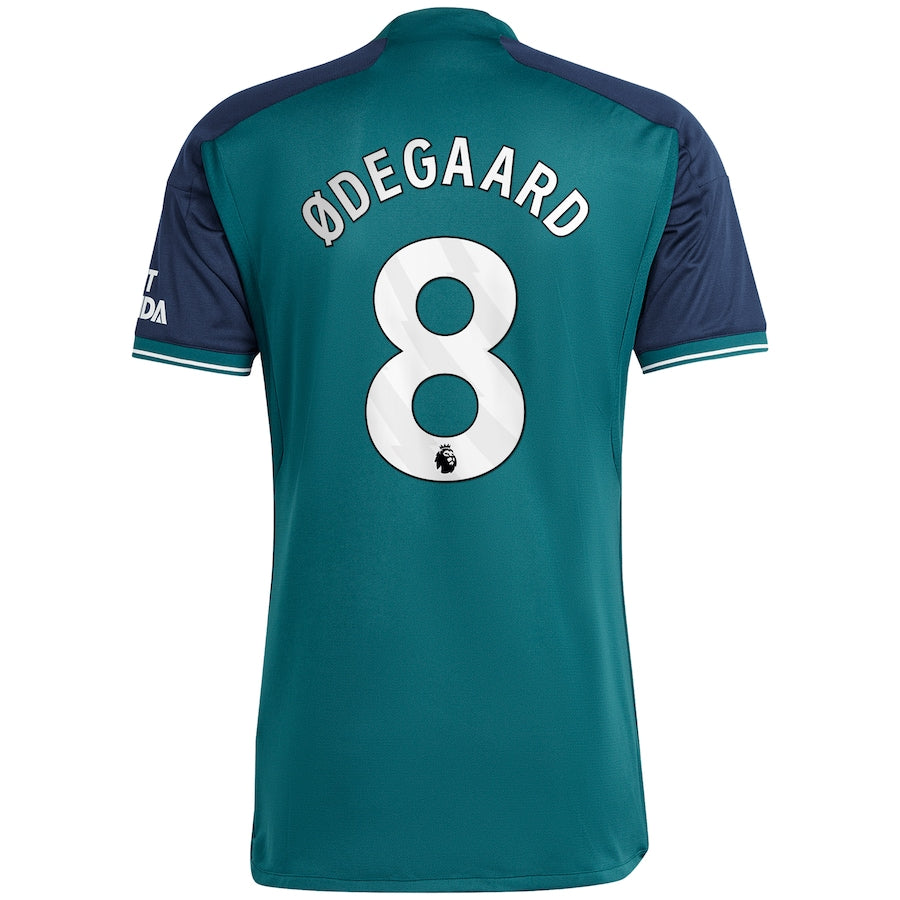 Martin Odegaard Arsenal adidas 2023/24 Third  Player Jersey - Green