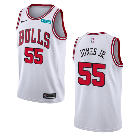 Chicago Bulls Derrick Jones Jr. Association Edition Jersey White