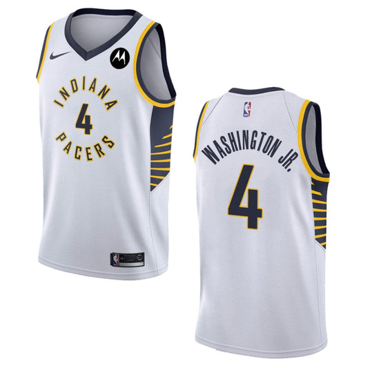 Indiana Pacers Duane Washington Jr. Association Edition Jersey White