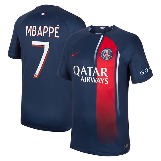 Kylian Mbappe Paris Saint-Germain Nike 2023/24 Home Player Jersey - Navy