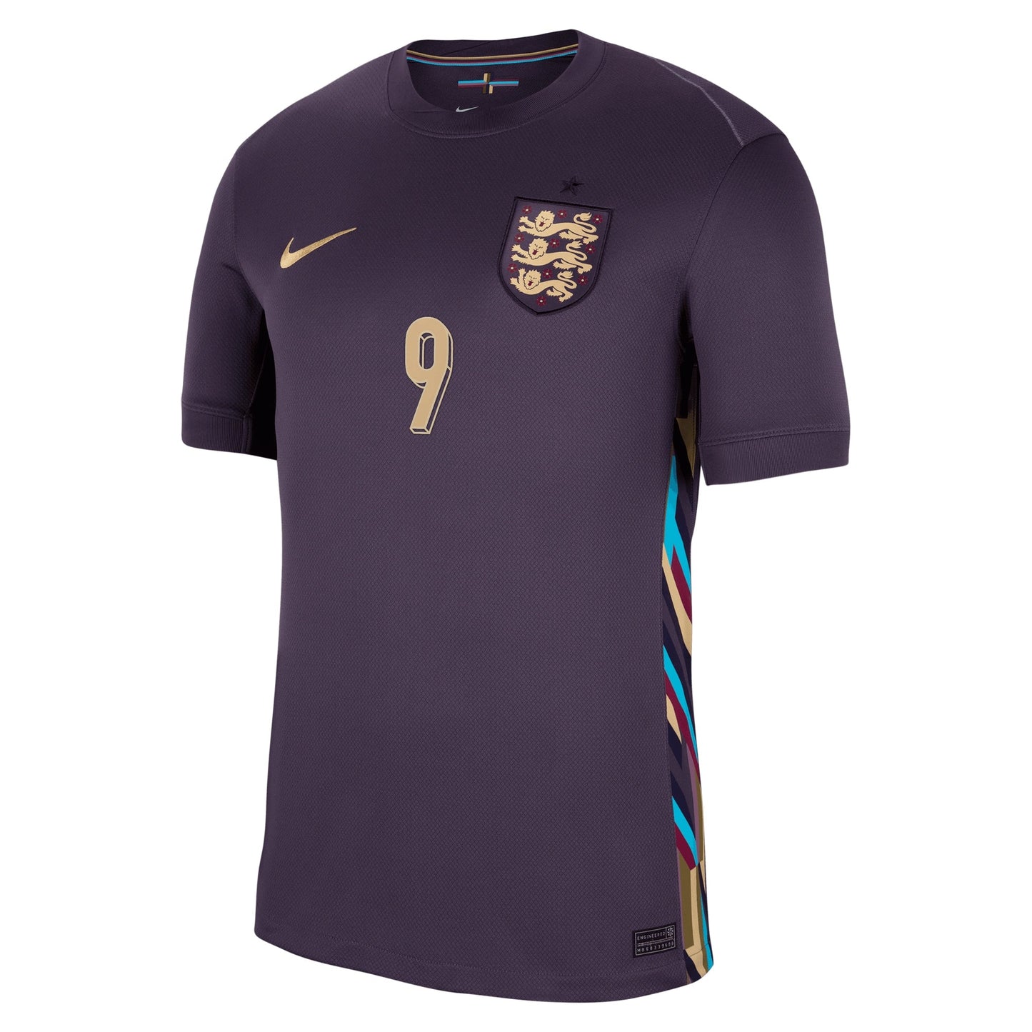 England Nike Away Stadium Shirt 2024 with Kane 9 printing Jersey