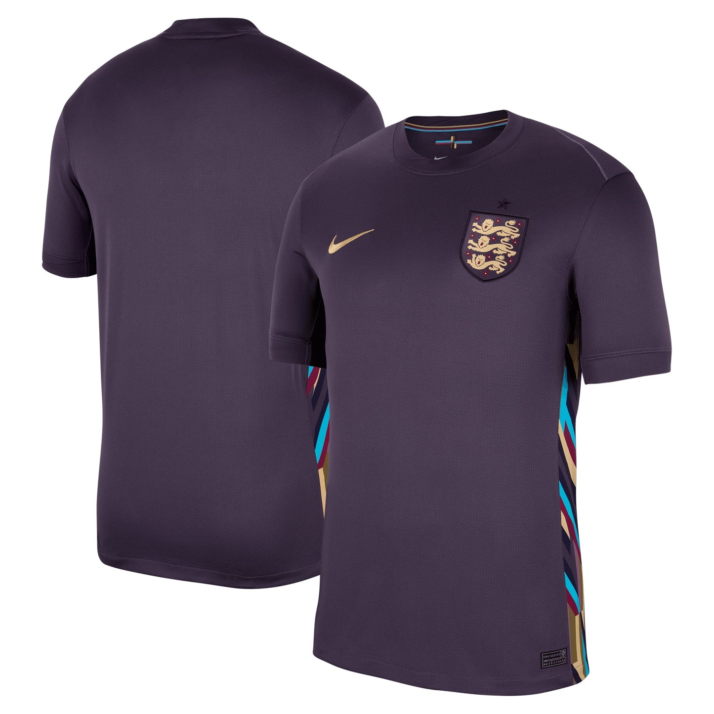 England Nike Away Stadium Shirt 2024 Custom Jersey