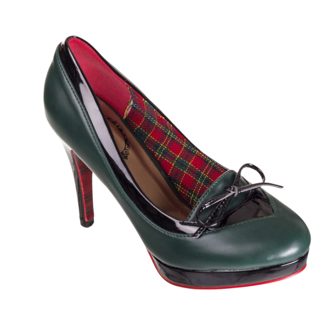 Banned Retro Green Grace Heels