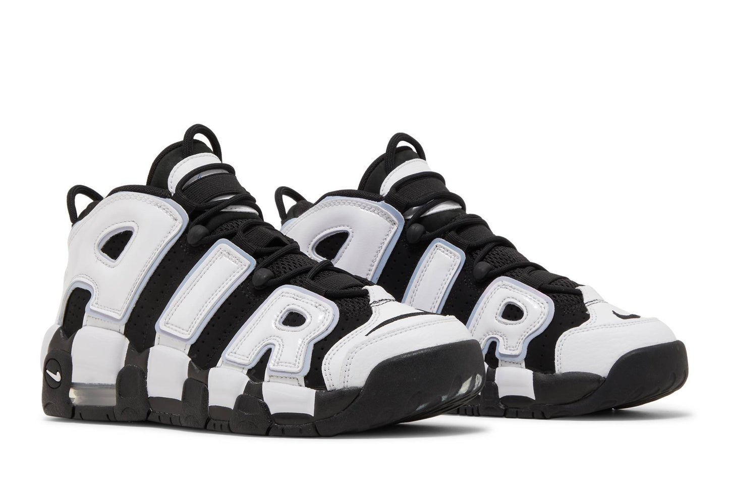 (Grade School) Nike Air More Uptempo Black Cobalt Bliss DQ6200-001