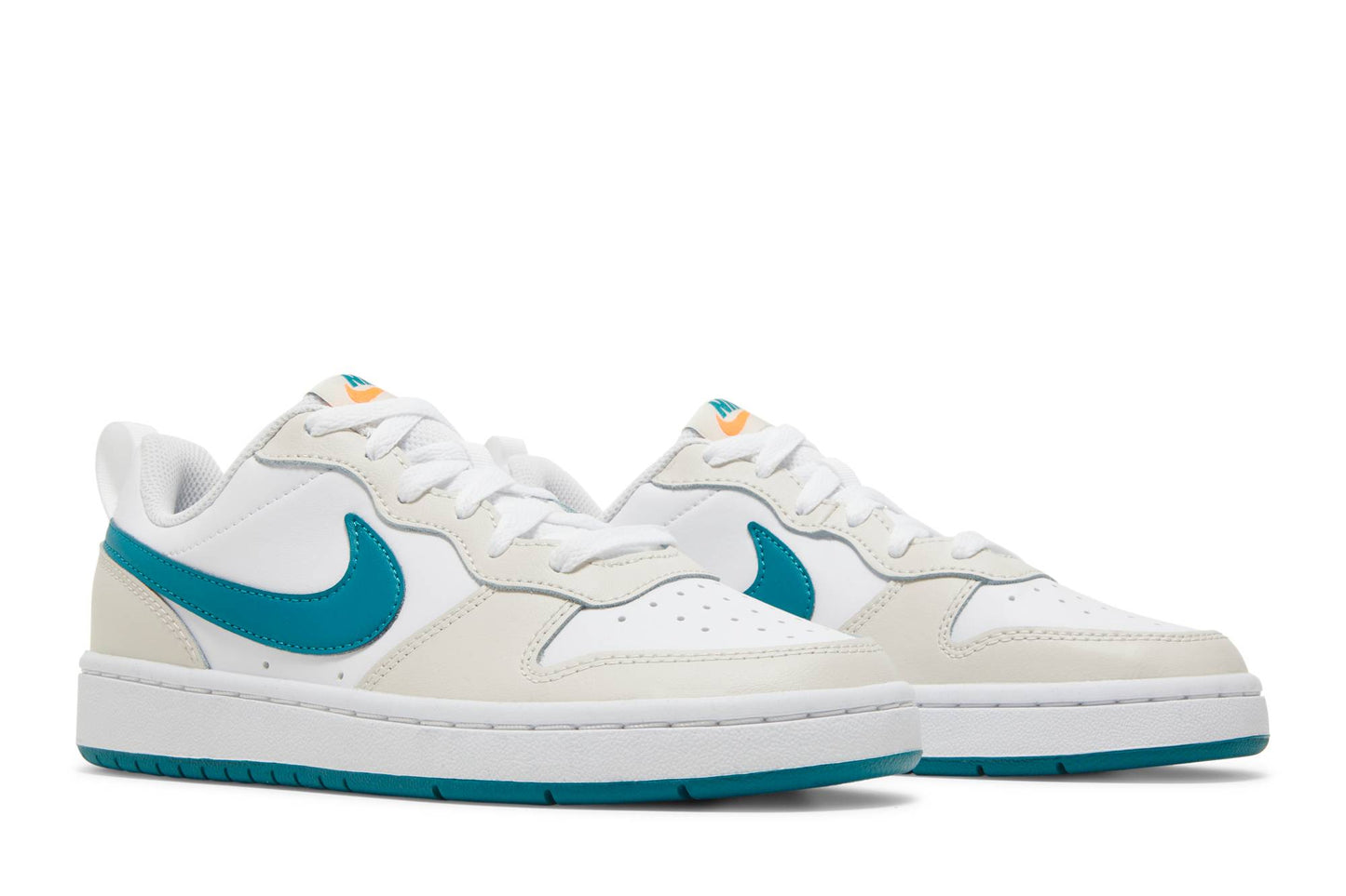 (Grade School) Nike Court Borough Low 2 ‘Cream Teal’ BQ5448-017